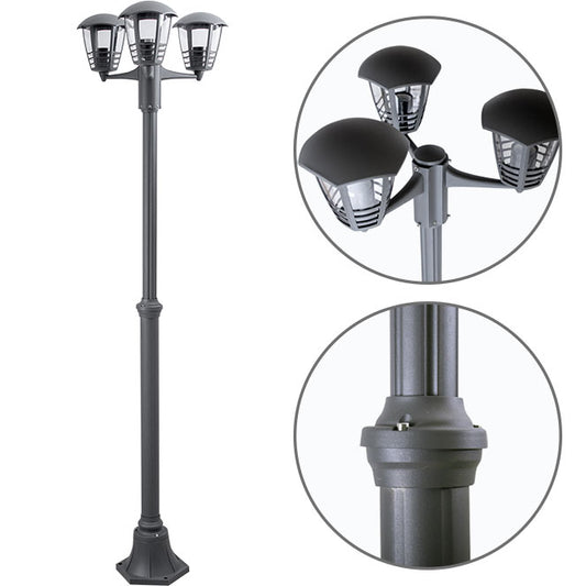Farola TERVA Altura Ajustable LUMIT 110040355 para exterior