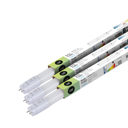 Tubo LED T8 Fabriplus 9W con 900 lúmenes, ideal para interiores