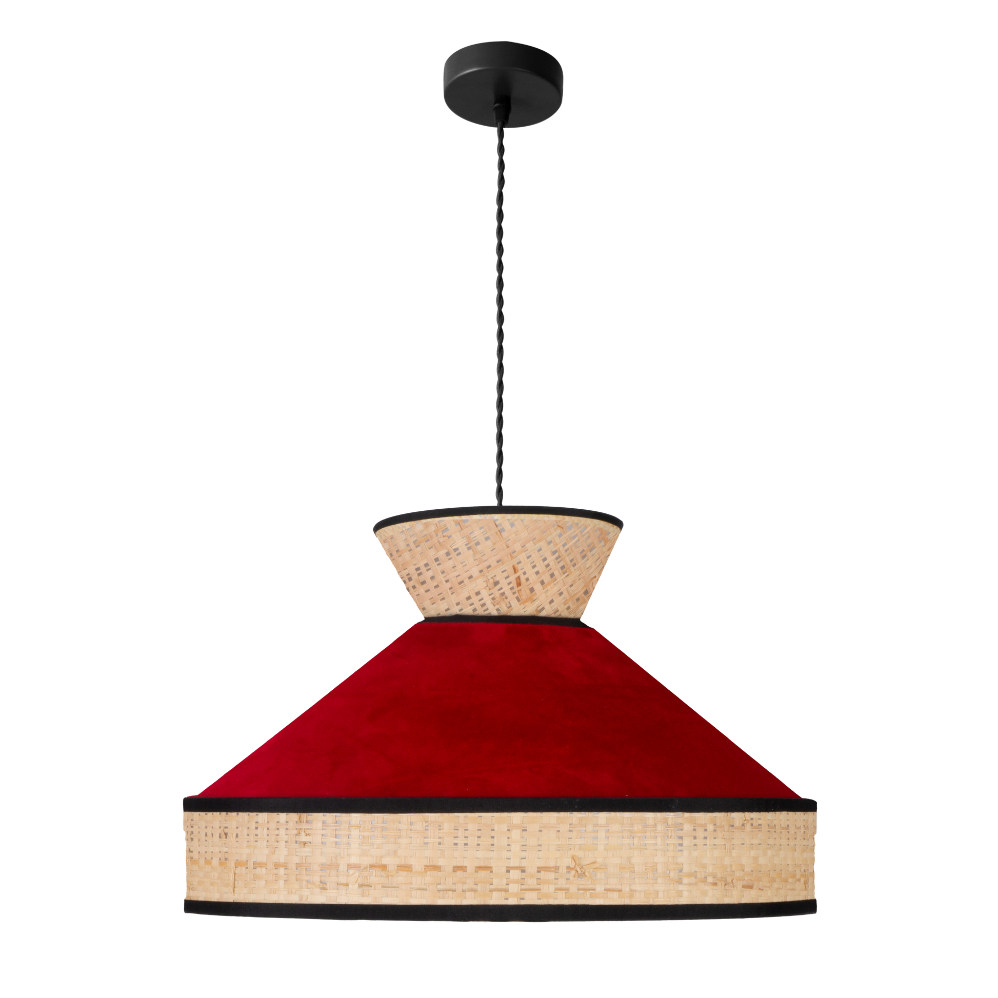 Lámpara colgante con altura regulable (40-108 cm) para luz difusa