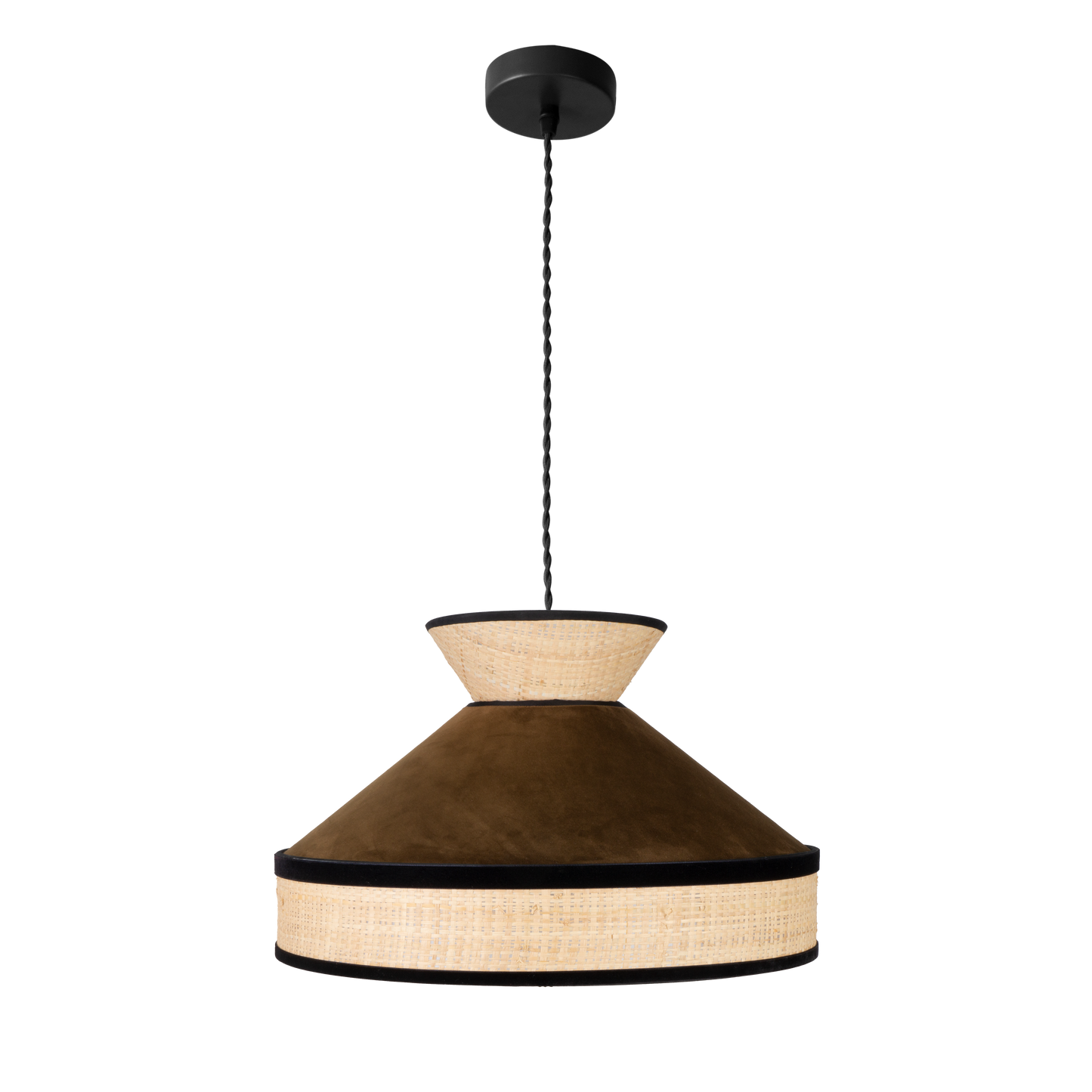 Colgante Fabrizio Natural/Marrón de Fabrilamp, diseño moderno y elegante para tu hogar.