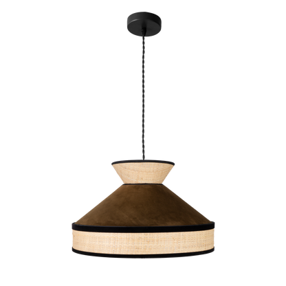 Colgante Fabrizio Natural/Marrón de Fabrilamp, diseño moderno y elegante para tu hogar.