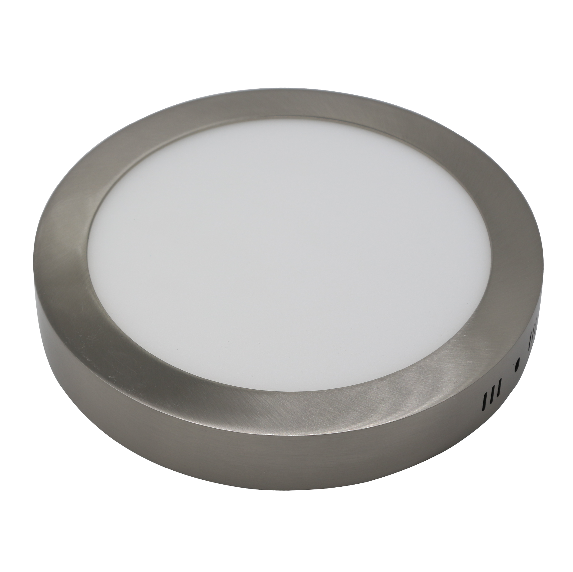 Downlight Superficie Diorita 24W Níquel Fabrilamp - Vista frontal