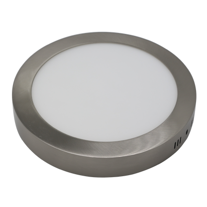 Downlight Superficie Diorita 24W Níquel Fabrilamp - Vista frontal