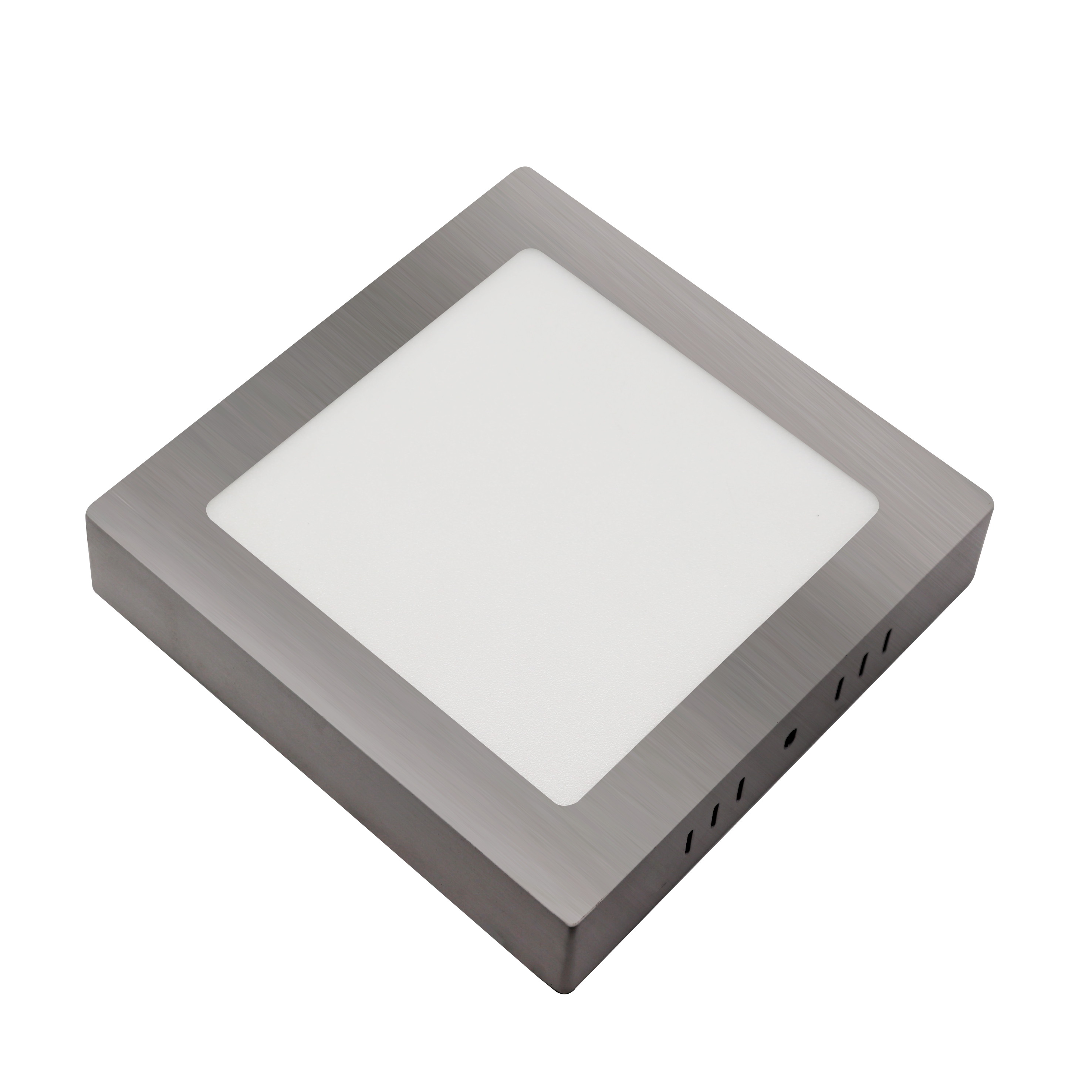 Downlight Superficie Gabro 12W Níquel Fabrilamp - Vista frontal