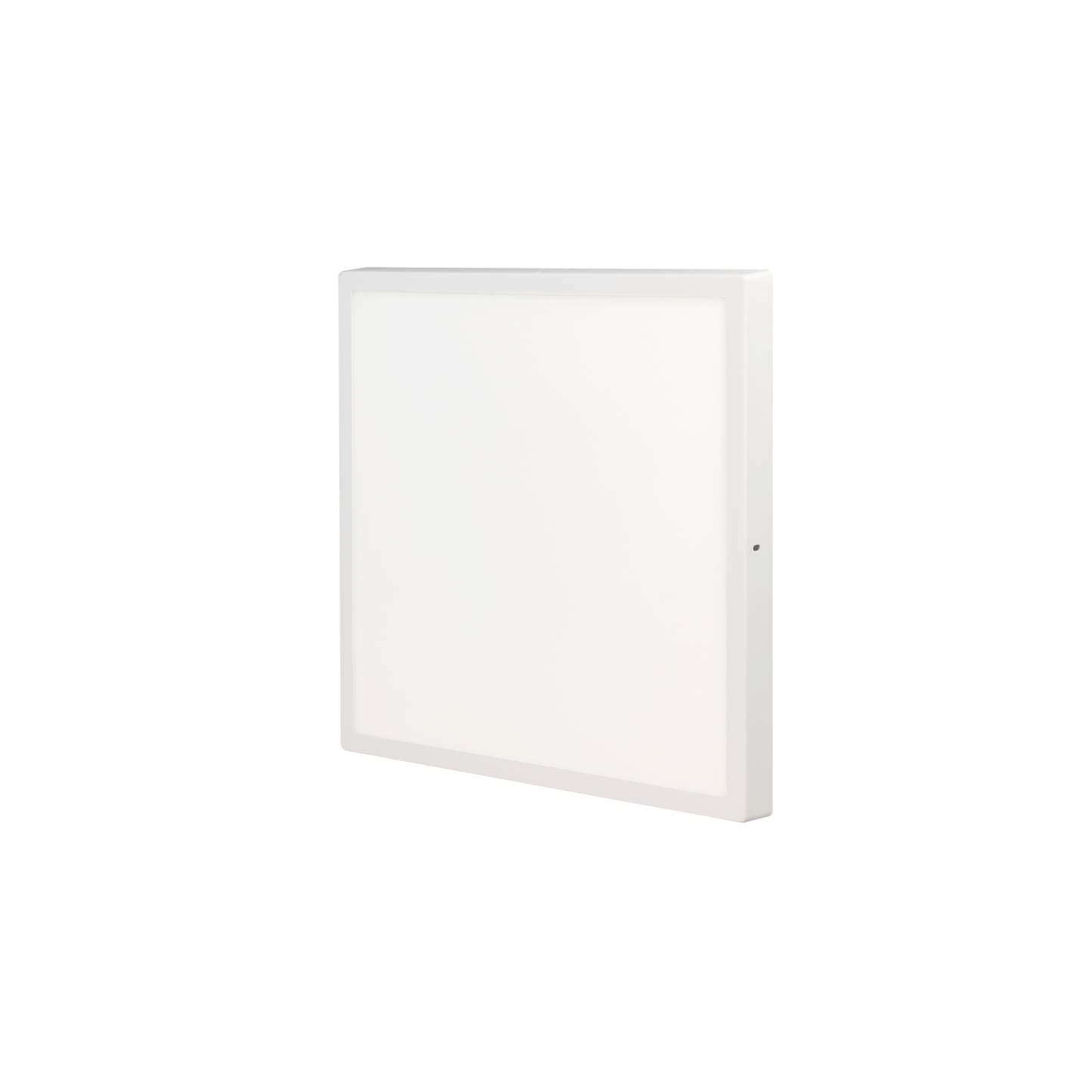 Panel LED Llano 48W blanco 50x50cm, vista frontal. Fabrilamp en luzguru.com