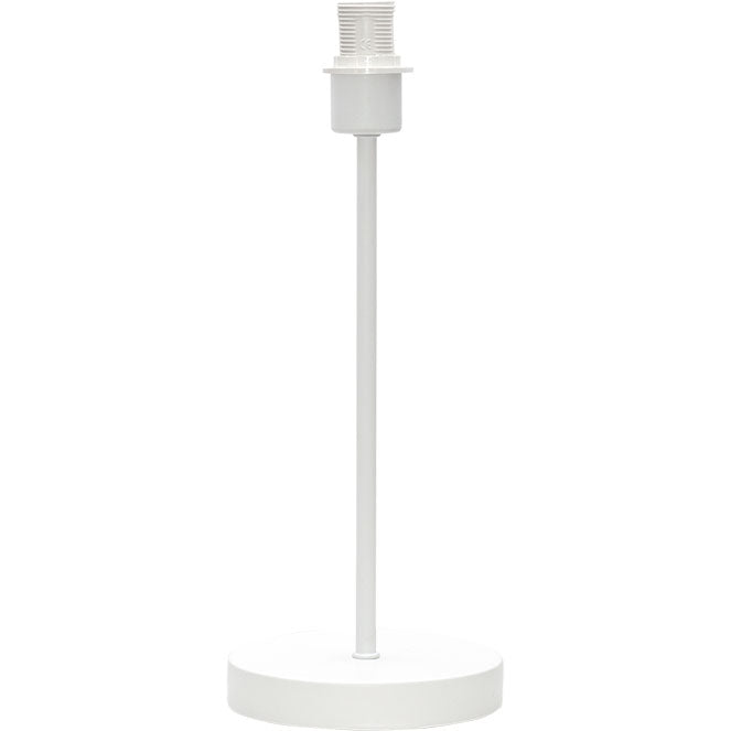 Armazón para Sobremesa Maldivas 33 cm Blanco Metal Interlusa - Vista frontal principal en fondo blanco | LuzGurú