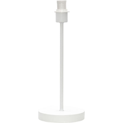 Armazón para Sobremesa Maldivas 33 cm Blanco Metal Interlusa - Vista frontal principal en fondo blanco | LuzGurú