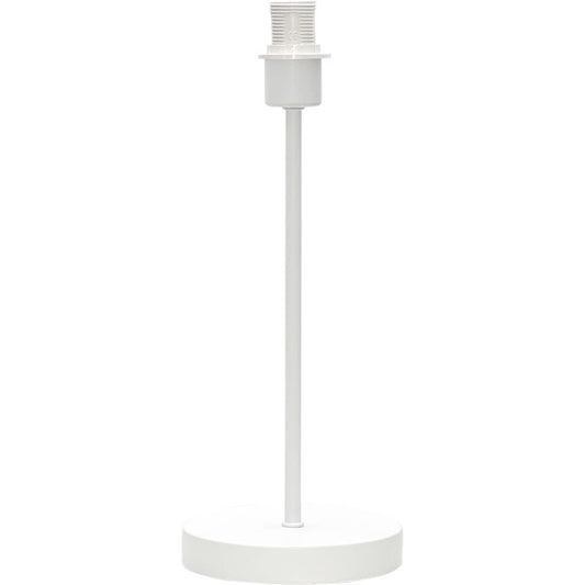 Armazón para Sobremesa Maldivas 33 cm Blanco Metal Interlusa - Vista frontal principal en fondo blanco | LuzGurú