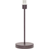 Armazón para Sobremesa MALDIVAS 1xE14 Al.33xD.13cm Marrón Interlusa