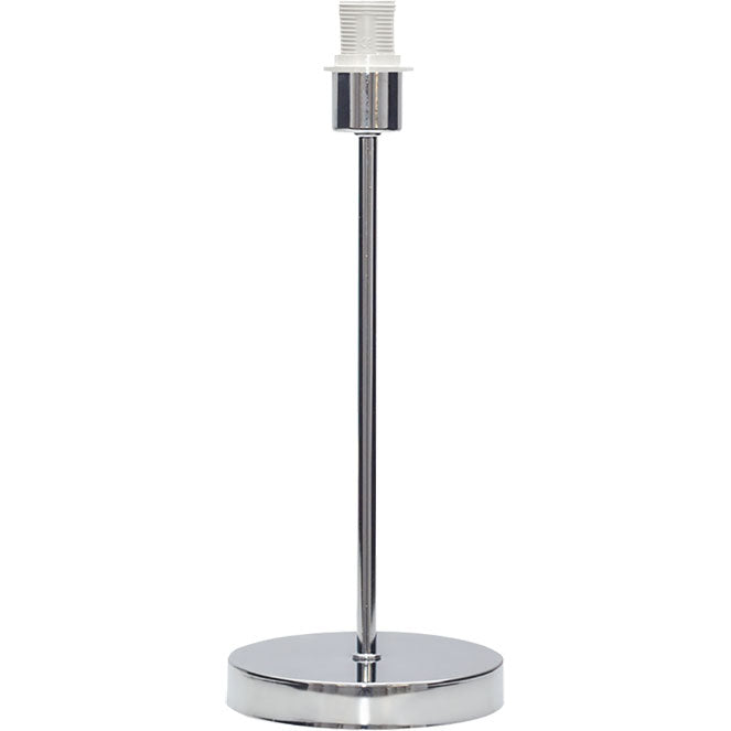 Lámpara de Sobremesa Maldivas 33 cm Cromo Interlusa - Vista frontal principal en fondo blanco | LuzGurú