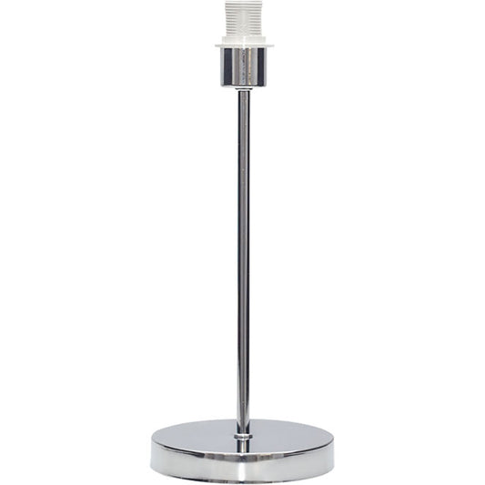 Lámpara de Sobremesa Maldivas 33 cm Cromo Interlusa - Vista frontal principal en fondo blanco | LuzGurú