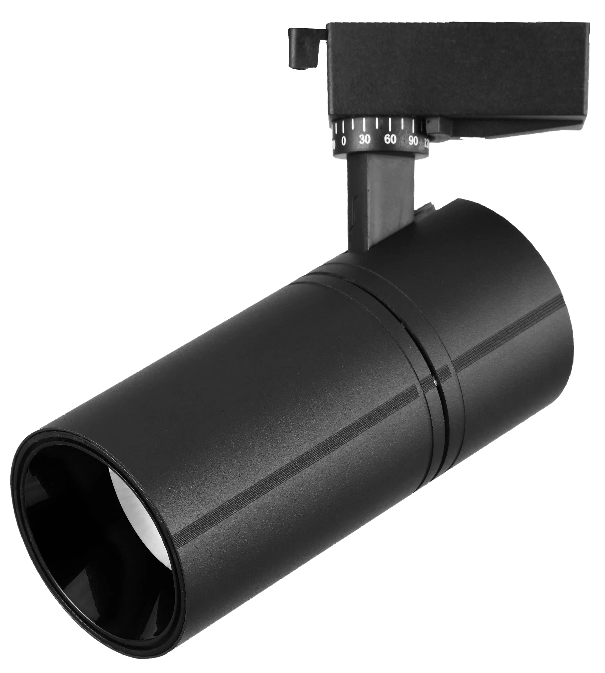 Foco de carril Anzo negro de 30W, 6000K, 2700 lúmenes y 36º de ángulo de apertura.