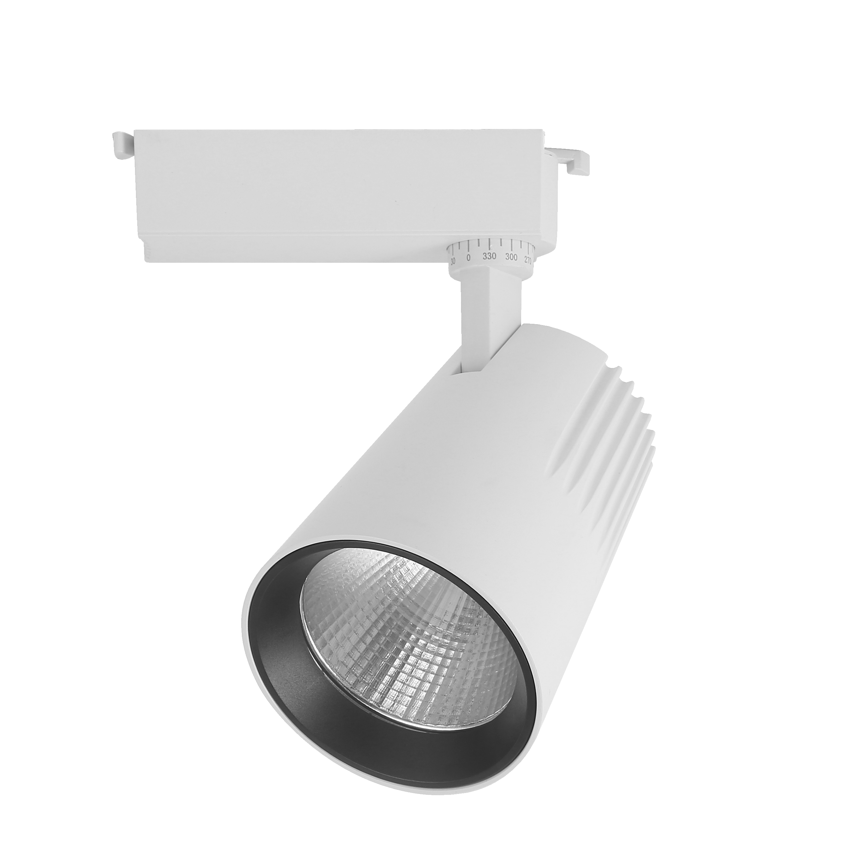 Foco Carril LED 40W 2700K Telma Blanco - Vista frontal