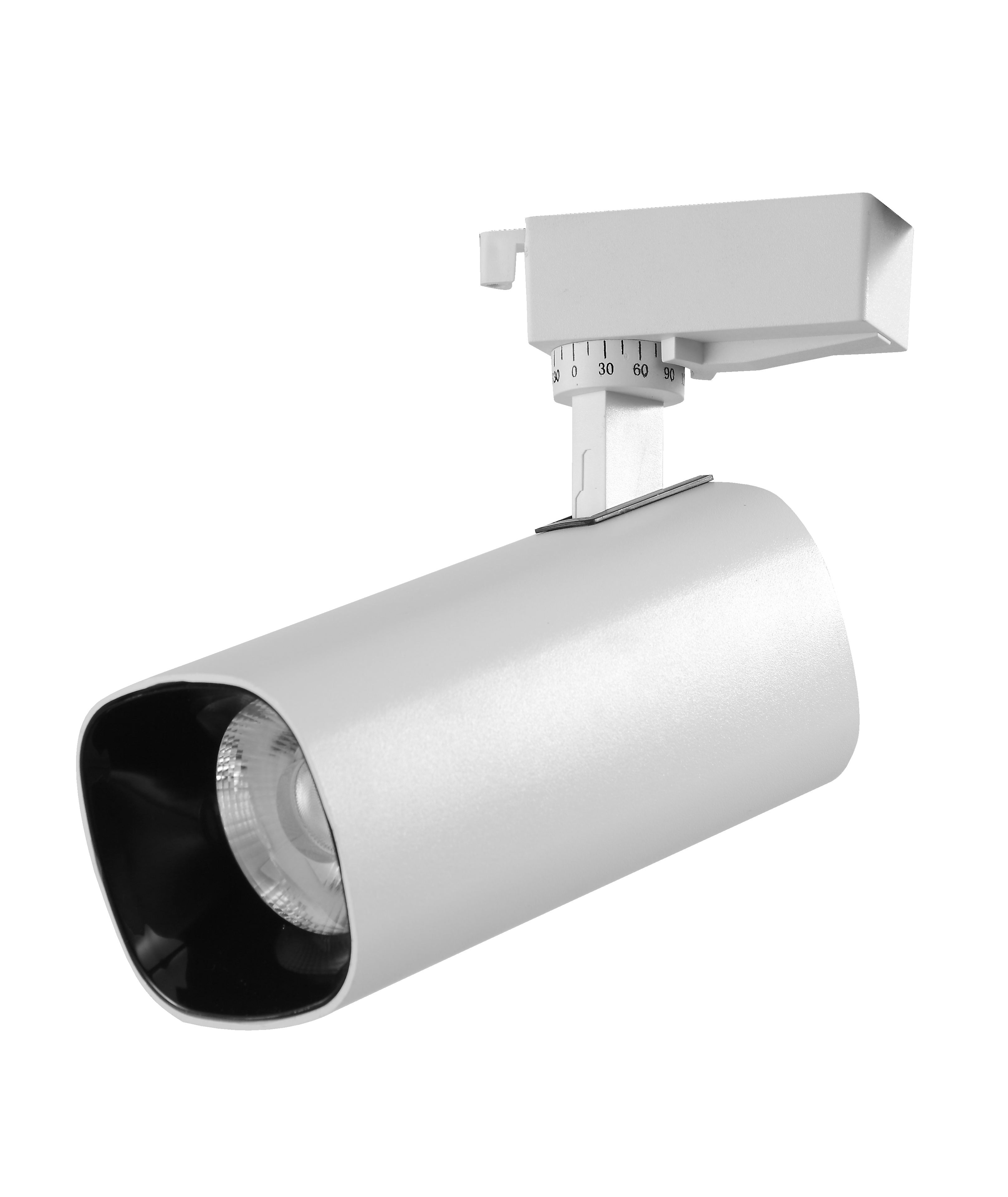 Foco Carril Alfil Blanco 30W 6000K - Vista frontal