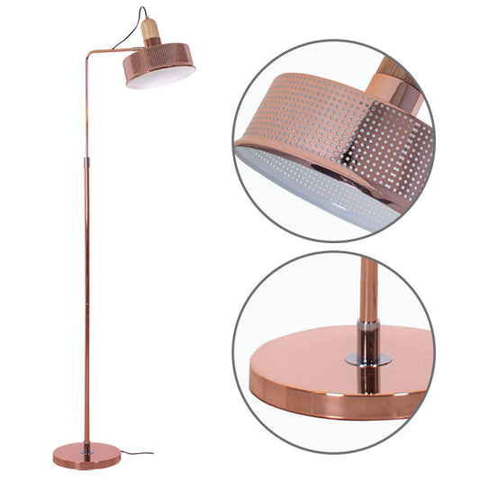 Lámpara de Pie ANUSCA 160 cm Cobre Interlusa - Vista frontal principal en fondo blanco | LuzGurú