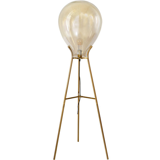 Lámpara de Pie Anaís 143 cm Coñac Vintage Lumit Interlusa - Vista frontal principal en fondo blanco | LuzGurú