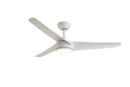 Instalación de ventilador techo PATRAS en techos inclinados con tijas de 12.5 y 25 cm