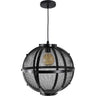 Colgante LUMIERE Vintage Negro Interlusa en ambiente decorativo