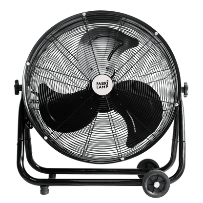 Ventilador Industrial Poniente 180w Negro de Fabrilamp/Abrila - Vista frontal