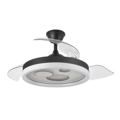 Ventilador retractil Fabrilamp con aspas que cambian de 50 cm a 107 cm de diámetro