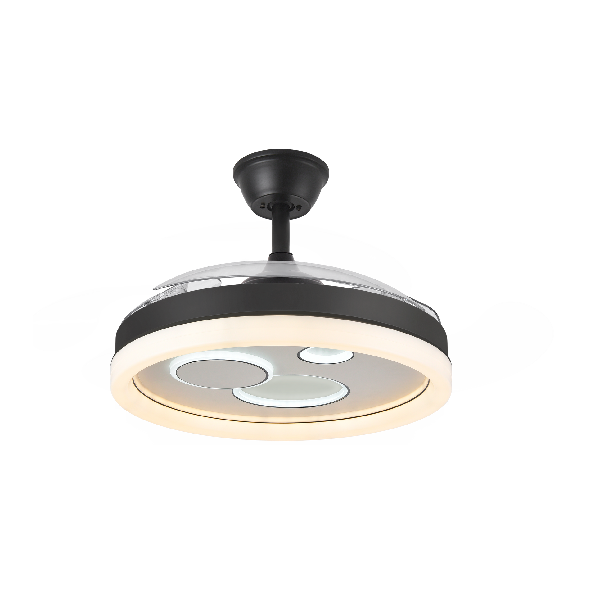 Ventilador TURIA Fabrilamp con diseño compacto plegado (50 cm) ideal para habitaciones pequeñas