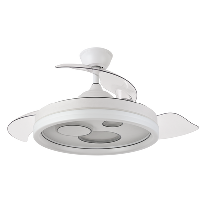 Instalación ventilador techo plano con tijas 10 y 25 cm ideal para dormitorios espacios reducidos