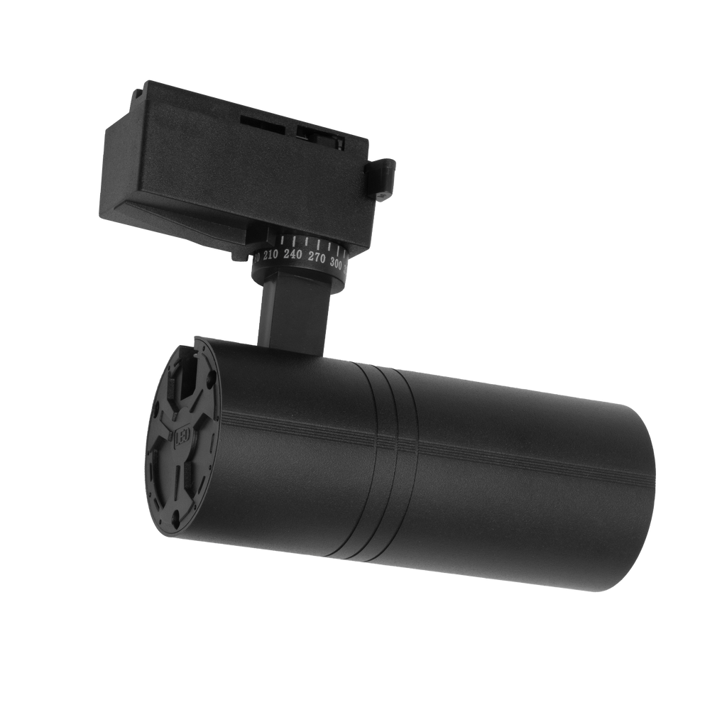 Foco Carril Anzo 30W 4000K Negro - Vista frontal