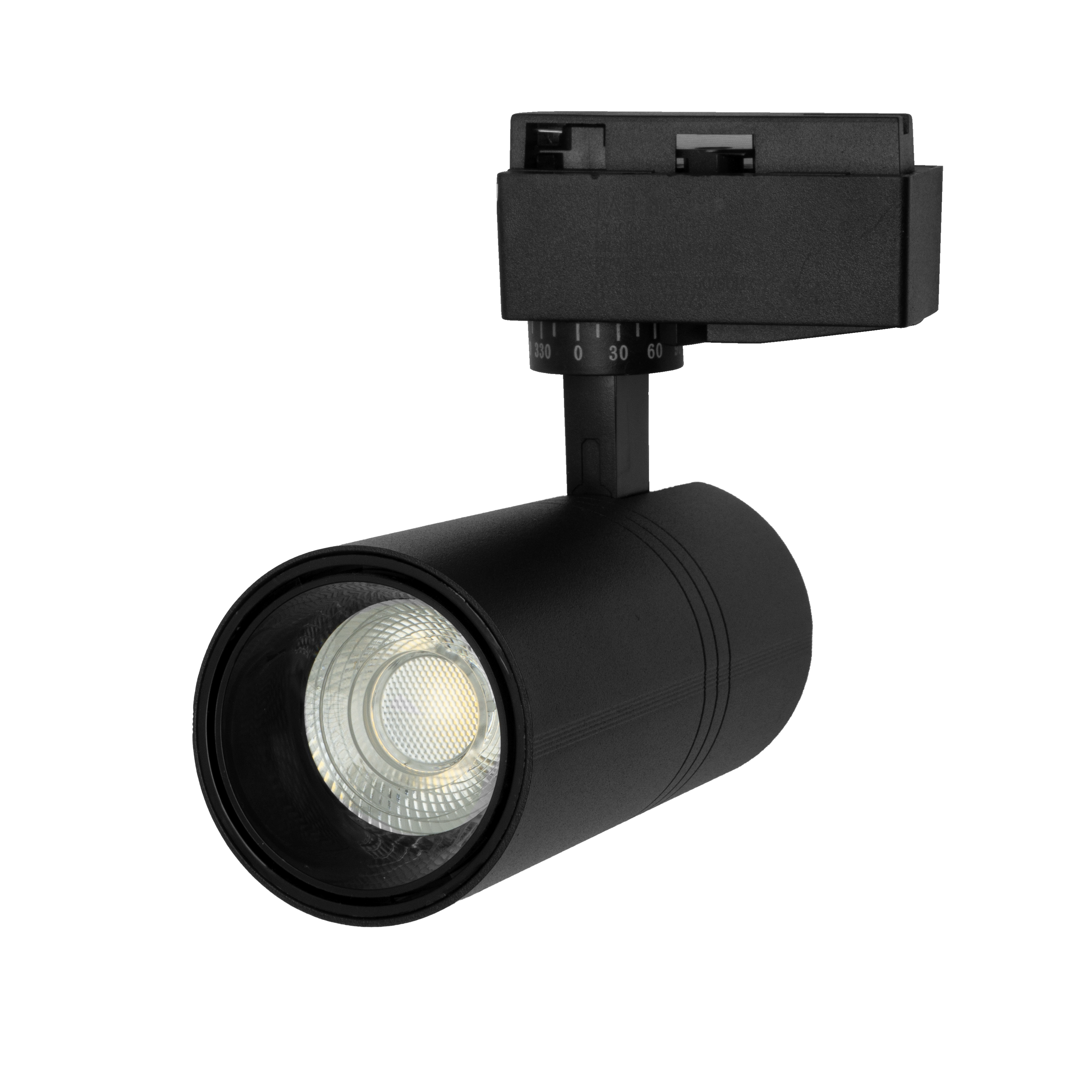 Foco Carril Anzo 20W 6000K Negro - Vista frontal