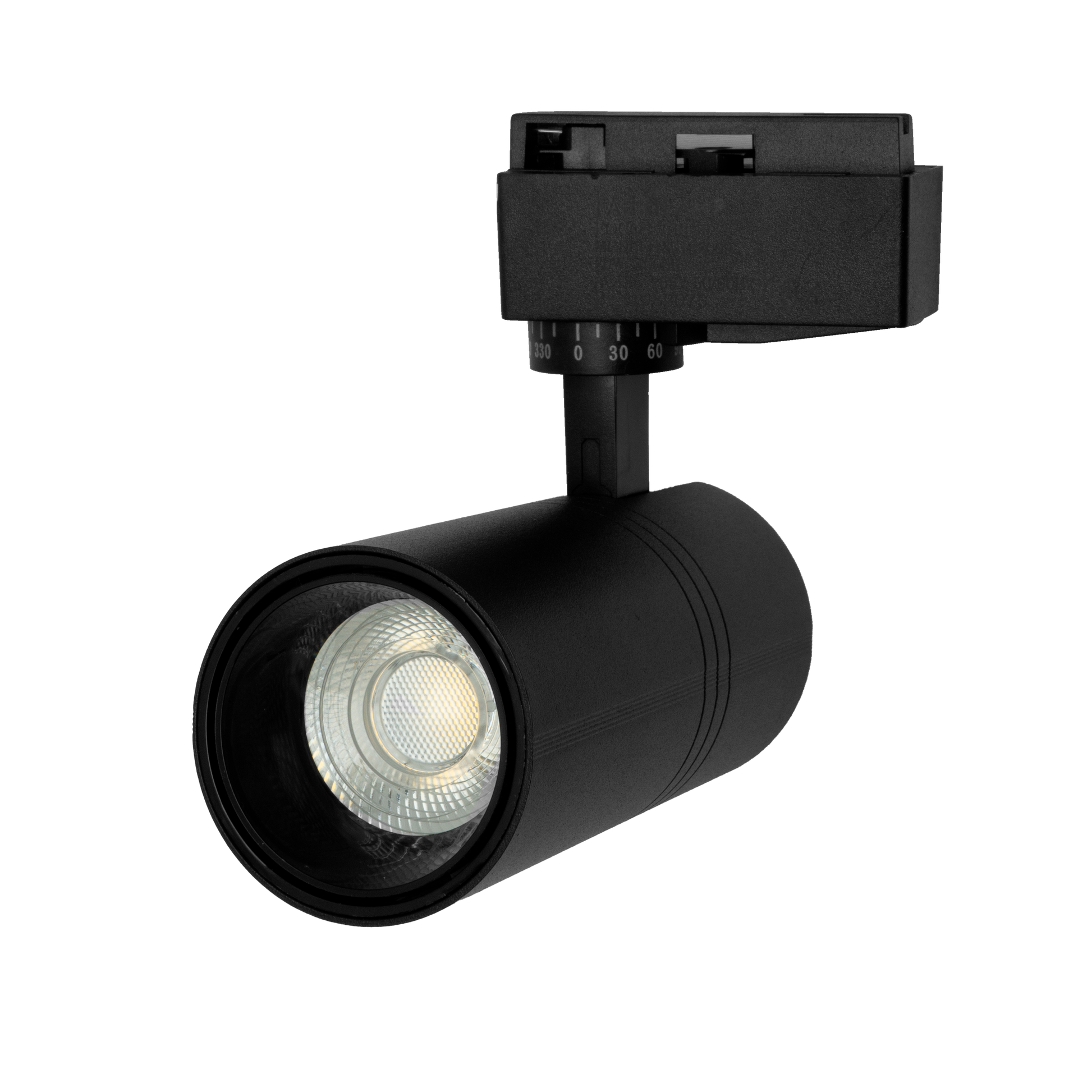 Foco carril LED ANZO Fabrilamp / Abrila orientable negro 180192009