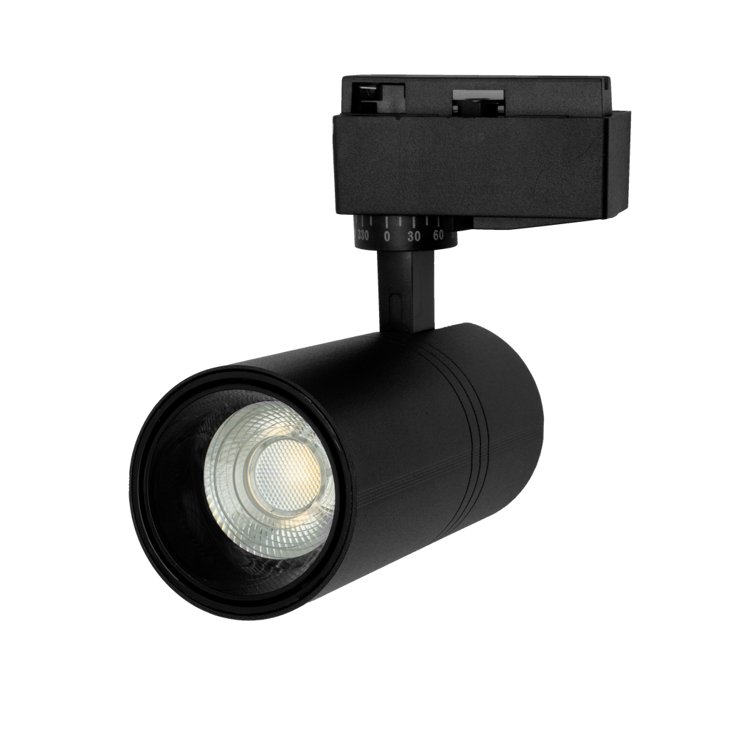 Foco Carril Anzo Negro 20W 4000K 1800lm 36º Orientable Fabrilamp