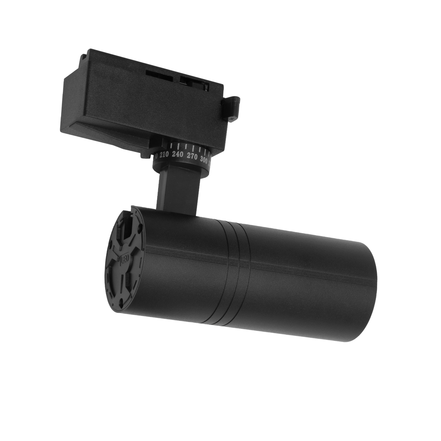 Foco carril LED negro Fabrilamp / Abrila para iluminar tiendas
