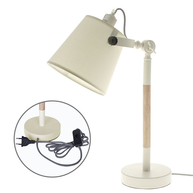 Lámpara de Sobremesa Morgana LUMIT 114070101 para mesita de noche