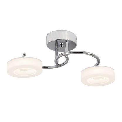 Plafón LED TOKIO LUMIT diseño moderno cromado, referencia 114182020