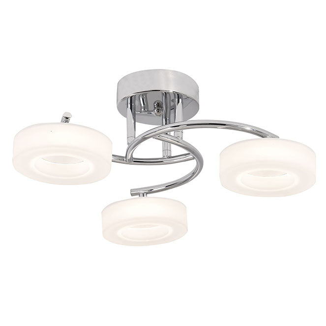 Plafón LED TOKIO LUMIT Diseño Cromo Ref. 114183020