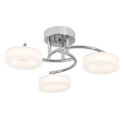 Plafón LED TOKIO LUMIT Diseño Cromo Ref. 114183020