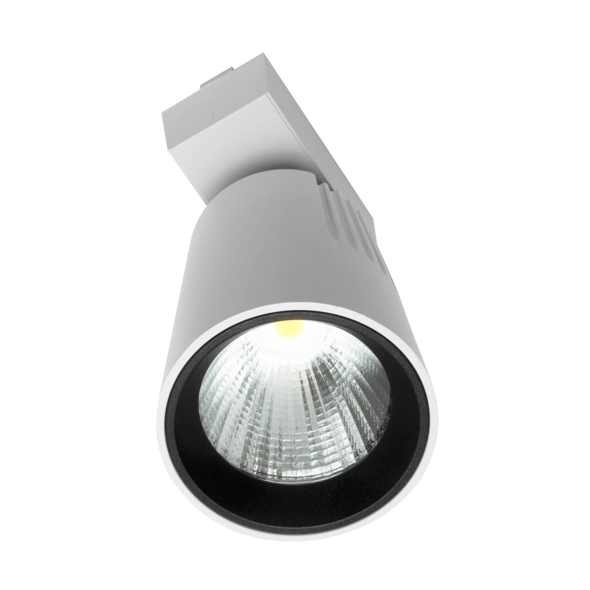 Foco de carril LED Telma 40W 6000K blanco, vista frontal