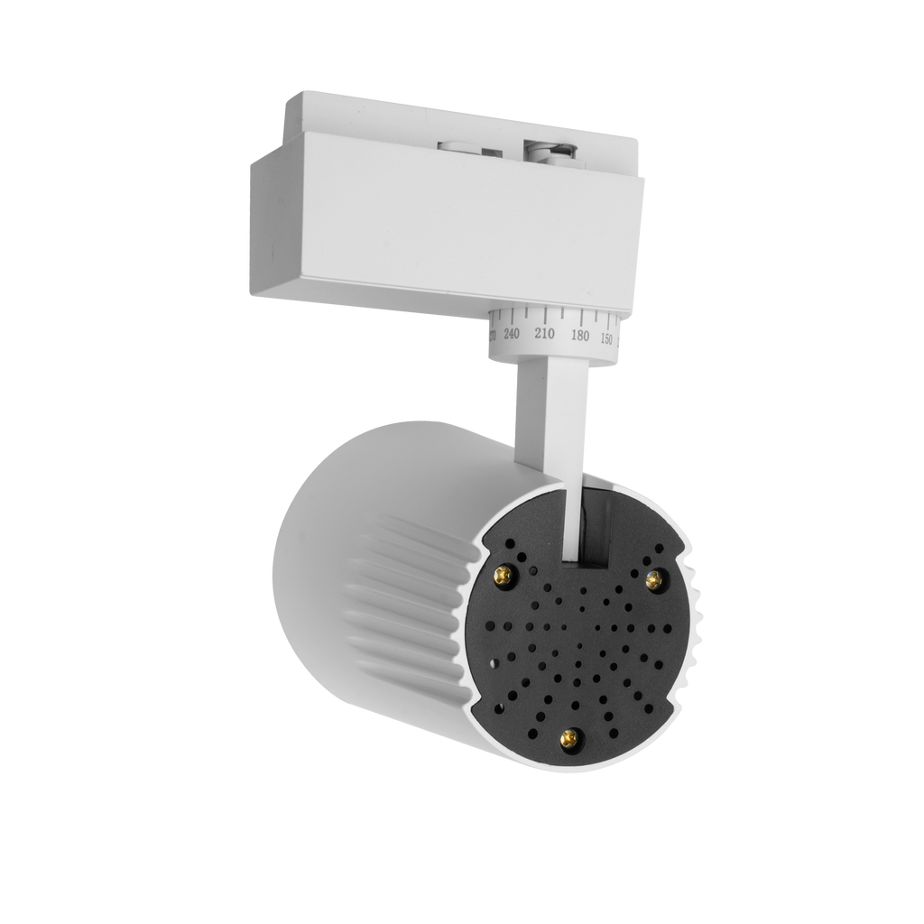 Foco Carril LED 40W 2700K Telma Blanco - Vista frontal