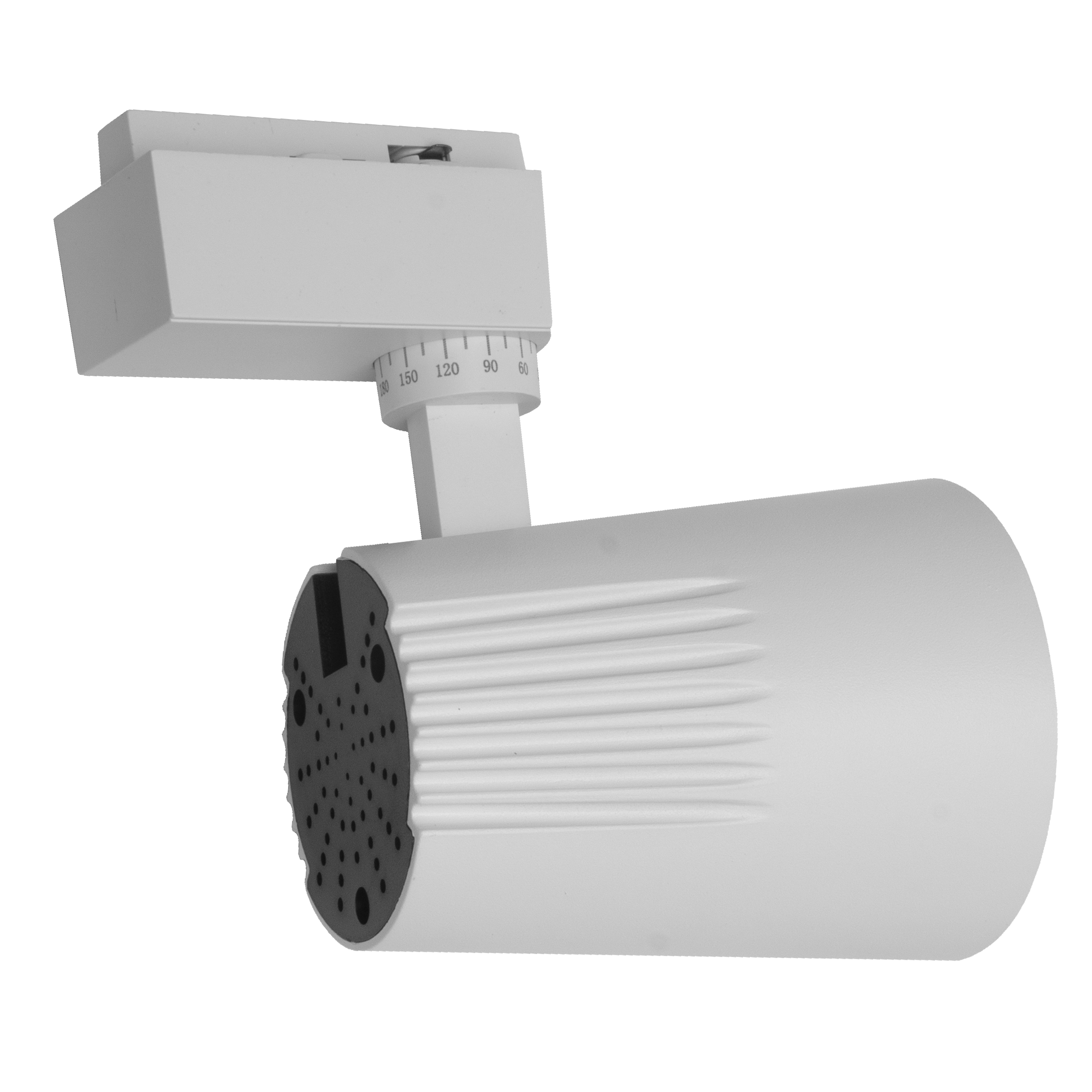 Foco Carril LED 30W 4000K Telma Blanco - Vista frontal