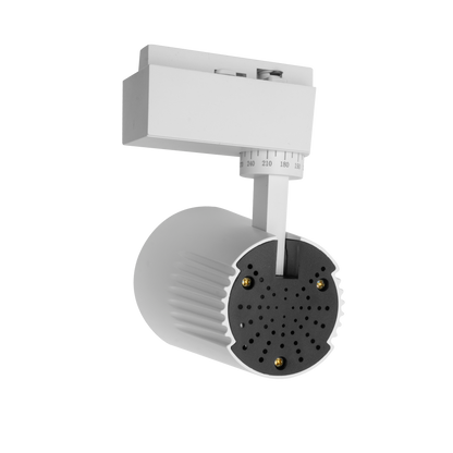 Foco Carril LED 20W 2700K Telma Blanco de Fabrilamp, vista frontal.