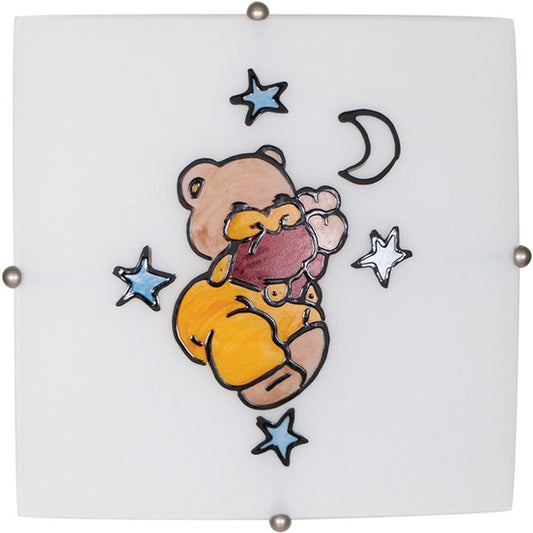 Plafón Infantil BRIER Cuadrado 30 cm Multicolor Interlusa - vista principal | Interlusa