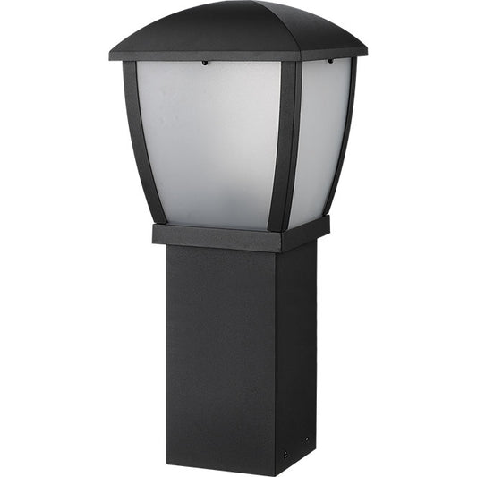 Farola Exterior Negra LUMIT Drave 116440109 para jardín y caminos.