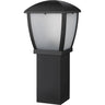 Farola Exterior Negra LUMIT Drave 116440109 para jardín y caminos.