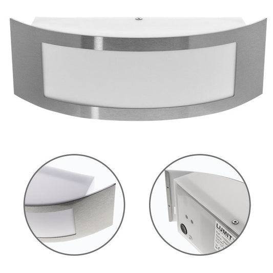 Aplique exterior JAMOR LUMIT en acero inoxidable, ref. 116660113, ideal para iluminar con estilo.