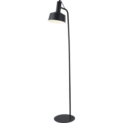 Lámpara de Pie LEANA 136 cm Negro Interlusa - Vista frontal principal en fondo blanco | LuzGurú