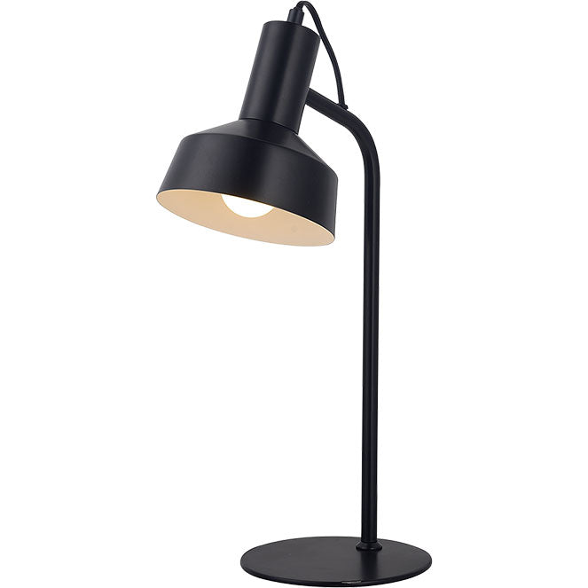 Lámpara de Sobremesa LEANA 43 cm Negro Interlusa - Vista frontal principal en fondo blanco | LuzGurú