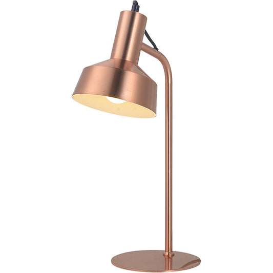 Lámpara de Sobremesa LEANA 43 cm Cobre Interlusa - Vista frontal principal en fondo blanco | LuzGurú
