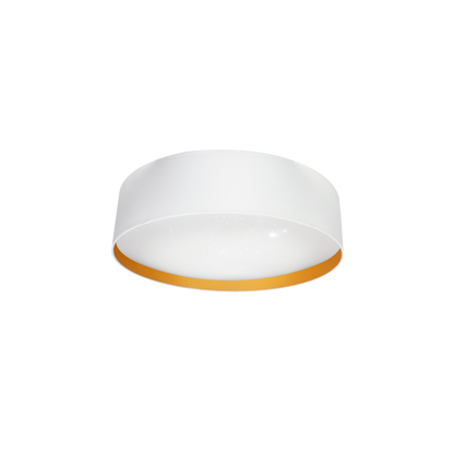 Plafón LED Anuska Blanco/Oro 72W - Vista frontal