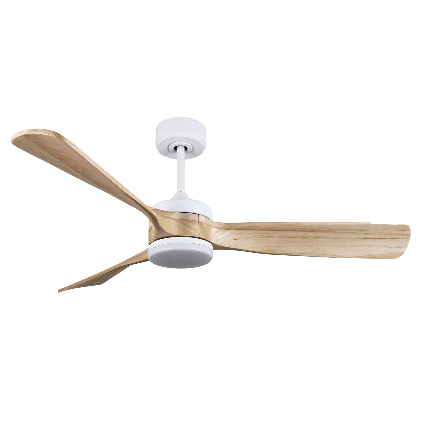 Ventilador techo con motor DC de 6 velocidades y flujo de aire de 6980 m³/h, ideal para salones amplios