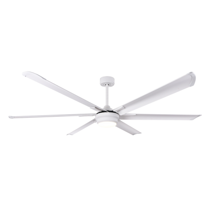 Ventilador techo moderno con luz LED de 3250 lúmenes y 3 temperaturas de color, ideal para salones y espacios amplios