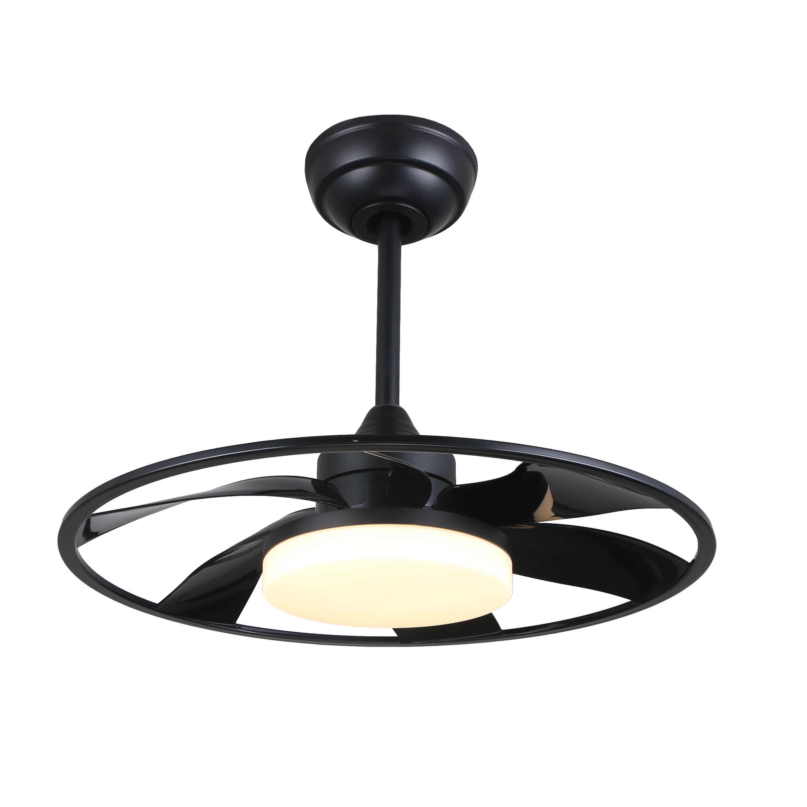 Ventilador techo con luz LED integrada ideal para salones y dormitorios, control remoto incluido